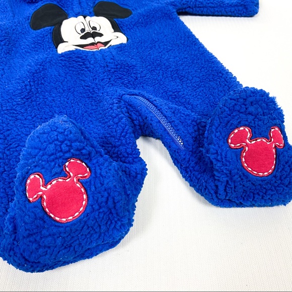 Disney One Pieces Disney Baby Mickey Mouse Teddy Bear Footie 3 Mo